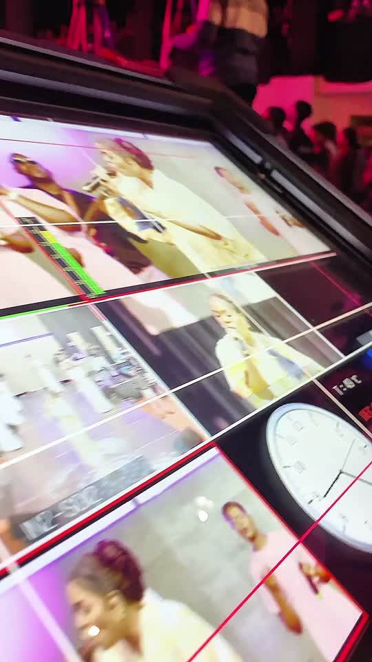 Behind the scenes at a live video production