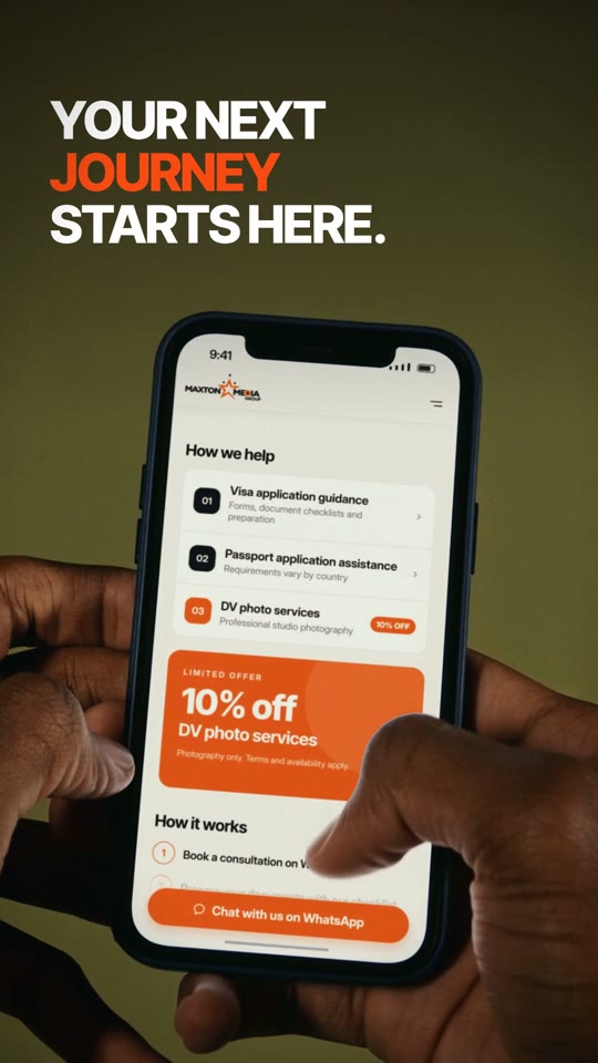 Maxton visa-services campaign — portrait